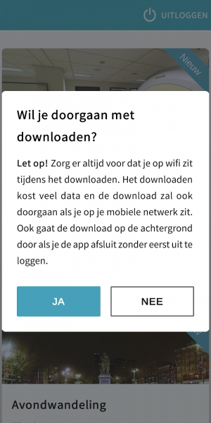s2 Screenshot van programma downloaden in de Blikopener app