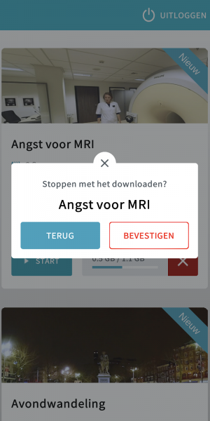 s4 Screenshot downloaden Angst voor MRI