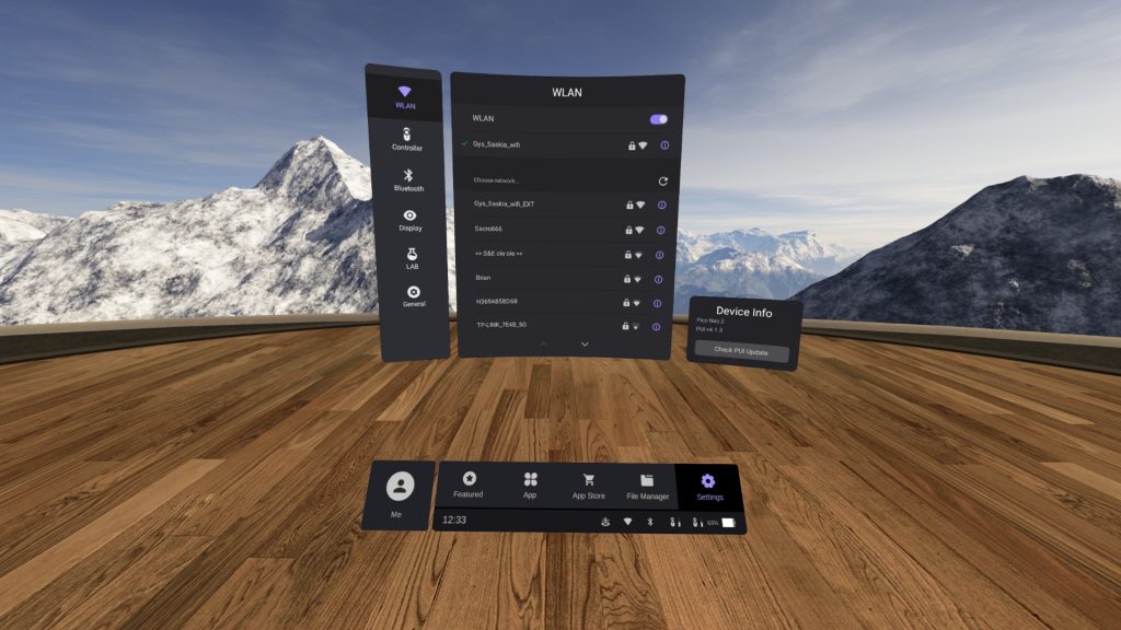 Screenshoto VR-app Screenshoto VR-app